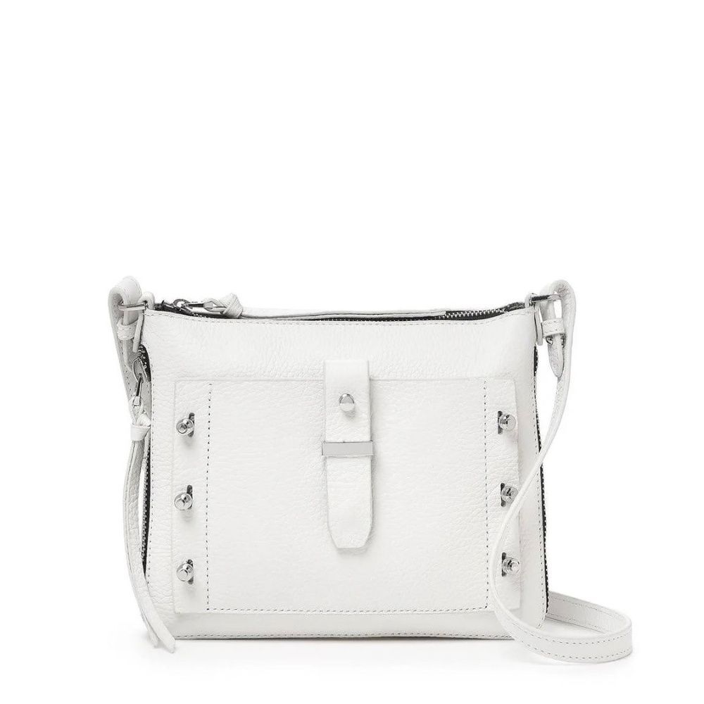 Botkier New York Leather Warren City Cross Body Bag - Marshmallow (White)